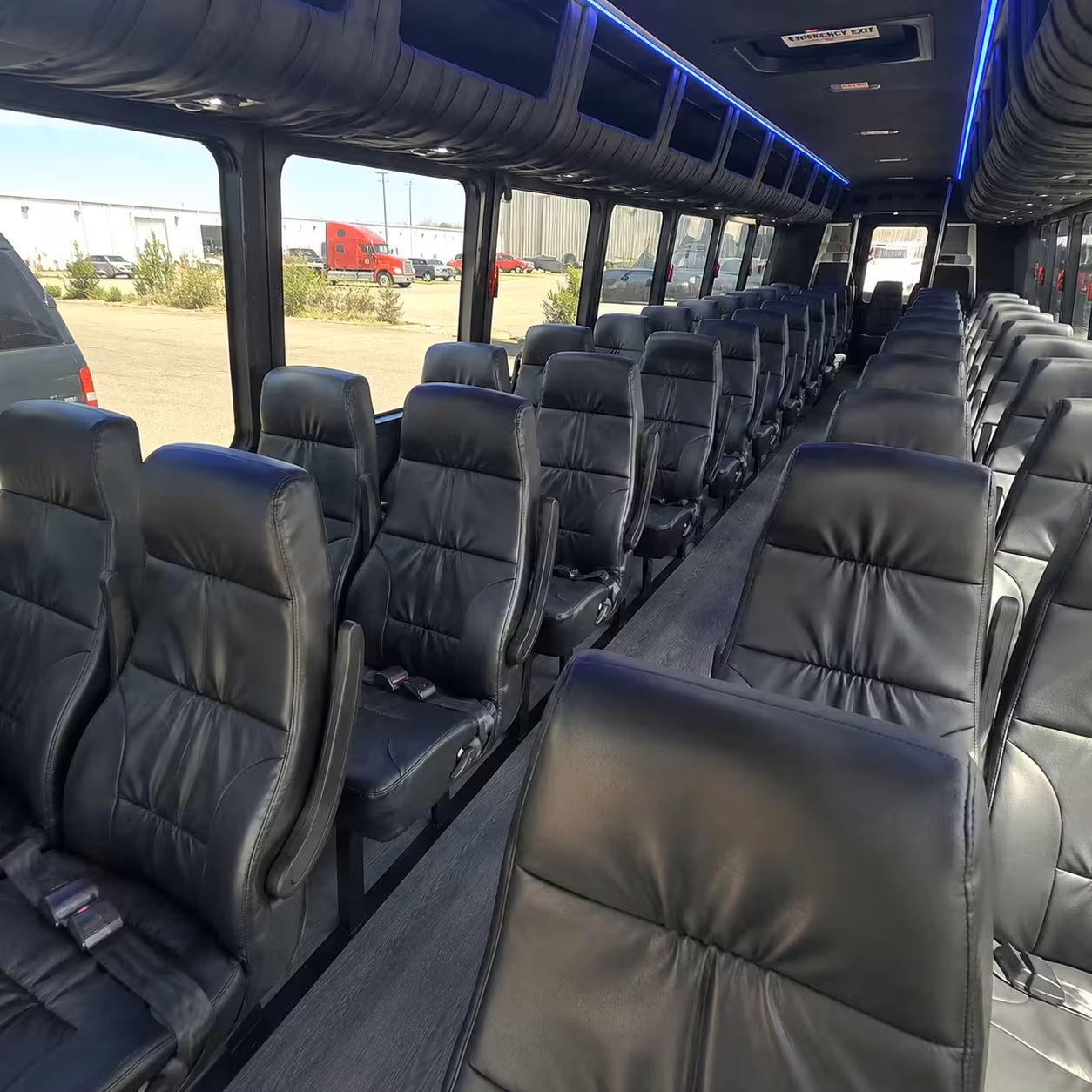 25 passenger minibus inside