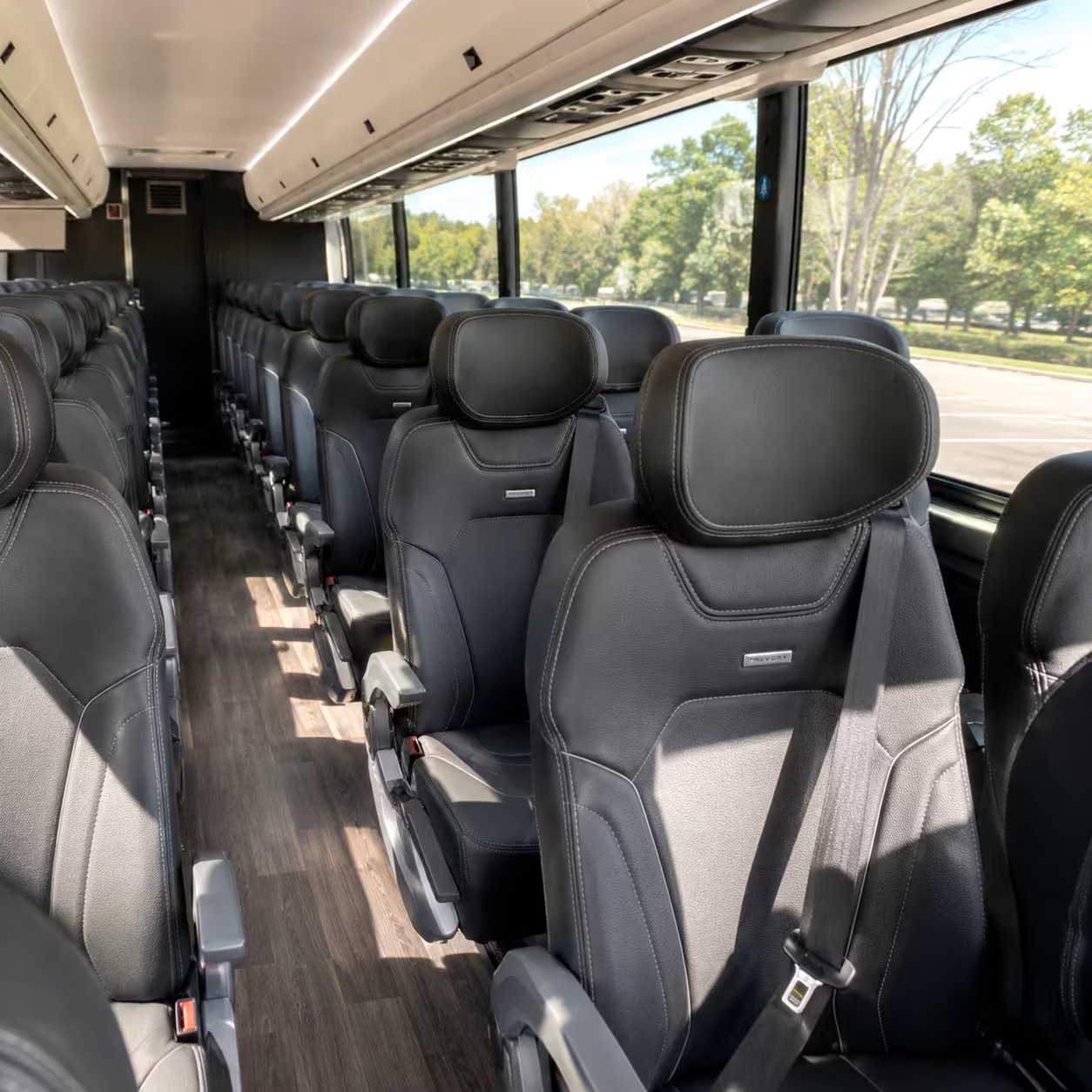 corpus christi charter bus interior