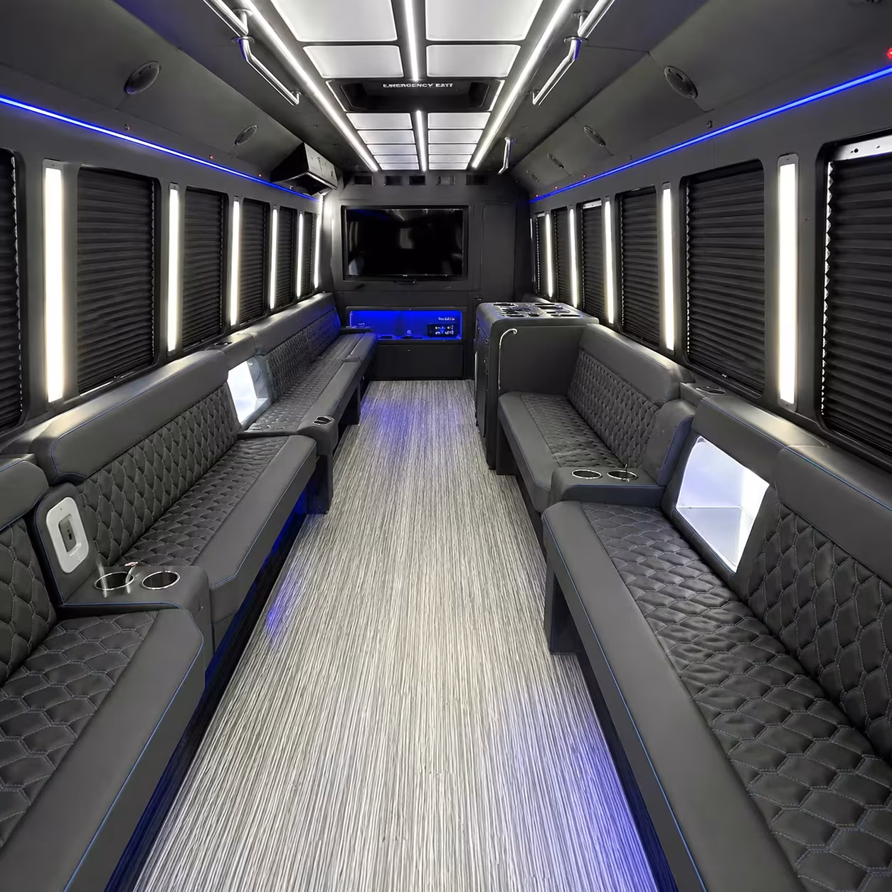 corpus christi party bus rentals for prom at the hilliard center
