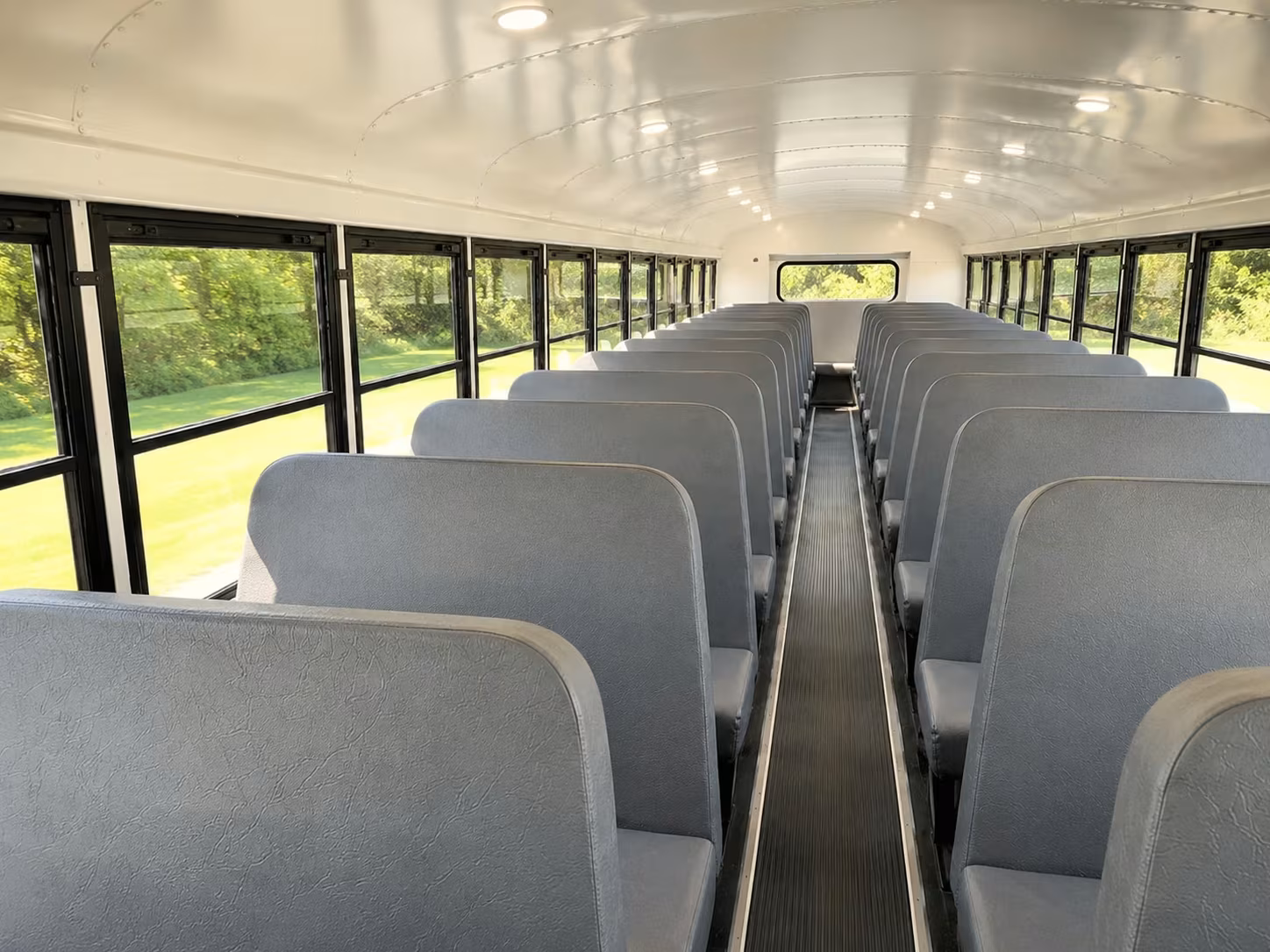 school bus interior