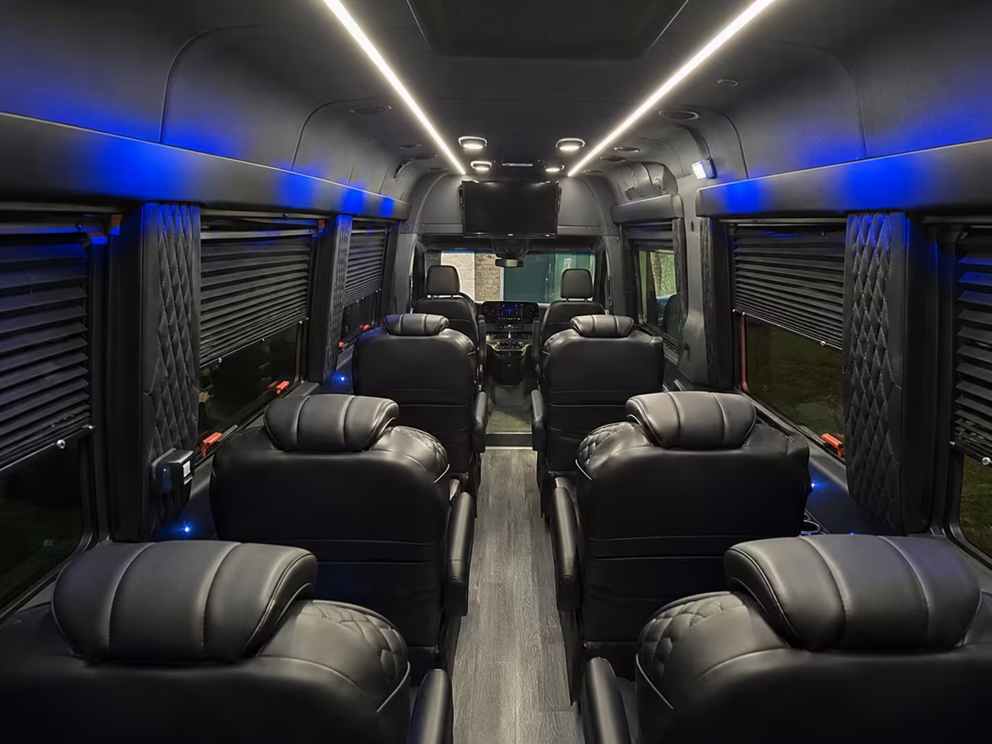 sprinter van with driver interior