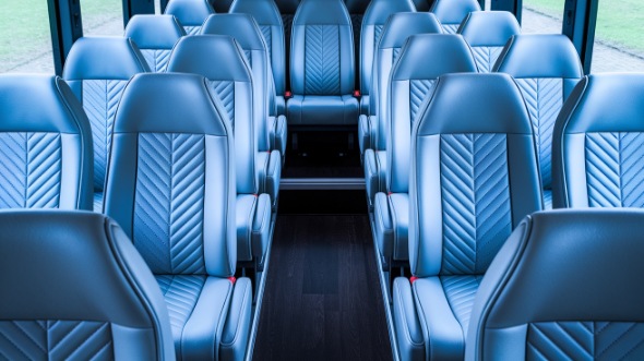 28 passenger minibus interior