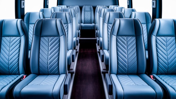 corpus christi 30 passenger minibus inside