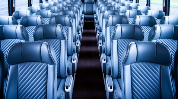 corpus christi 55 passenger charter bus interior