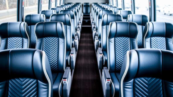 corpus christi 56 passenger charter bus inside