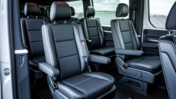 corpus christi sprinter van with driver inside